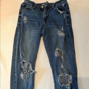 Old navy rockstar super skinny ripped jeans